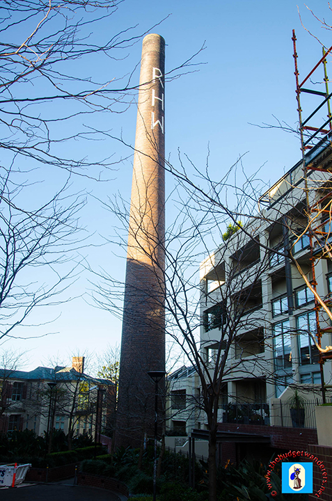 The RHW Smokestack is a a reminder of the roots of the Royal Hospital for Women in Paddington.