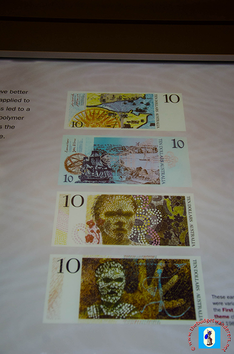 Aborigines portrayed on the currency notes.